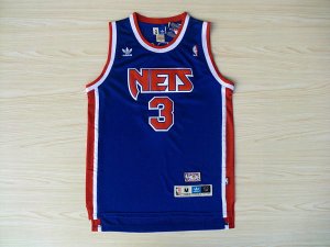Maillot De Basket Brooklyn Nets Drazen Petrovic 3 Bleu